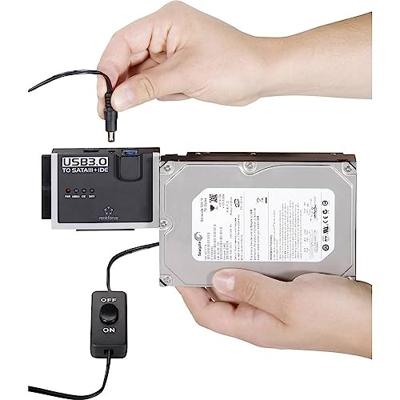Renkforce HDD Adapter [1x USB 3.2 Gen 1 stekker A (USB 3.0) - 1x IDE-bus 40-polig, IDE-bus 44-polig, SATA-combi-stekker 15+7-polig] 1.20 m