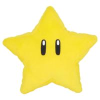 Mario Super Star pluchen knuffel - 18 cm - thumbnail