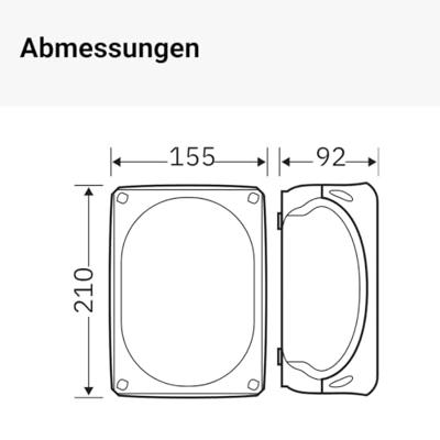 Hensel 62000013 Verdeeldoos Halogeenvrij, Verzegelbaar (l x b) 210 mm x 155 mm 1 stuk(s)
