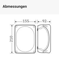 Hensel 62000012 Verdeeldoos Halogeenvrij, Verzegelbaar (l x b) 210 mm x 155 mm 1 stuk(s) - thumbnail