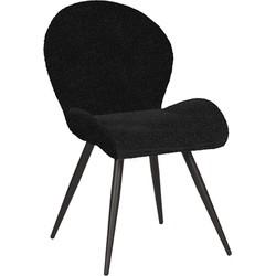 LABEL51 Eetkamerstoel 'Sky' Teddy, kleur Zwart