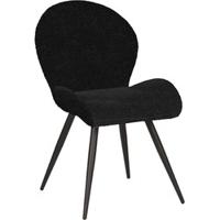 LABEL51 Eetkamerstoel 'Sky' Teddy, kleur Zwart - thumbnail