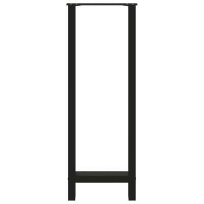 Bartafelpoten 2 st 40x(110-111) cm staal zwart