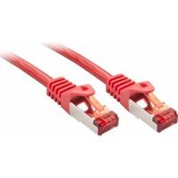 LINDY 47363 RJ45 Netwerkkabel, patchkabel CAT 6 S/FTP 1.50 m Rood 1 stuk(s) - thumbnail