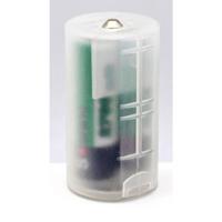 Soshine 2x Mignon to Mono SBC010 Accu-adapter Geschikt voor D batterijen (mono) - thumbnail
