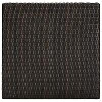 Tuinbartafel 60,5x60,5x110,5 cm poly rattan bruin - thumbnail