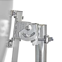 Satellietschotel | 60.0 cm | Versterking: 37.8 dB | Offset-hoek: 28 ° | Polyester / Staal | Grijs - thumbnail