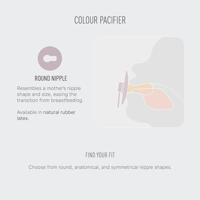 Set van 2 Colour-fopspenen, maat 1 BIBS saliegroen - thumbnail