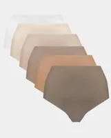 Magic 6-pak Naadloos dames taille slip - Skintones - Multipack dames naadloze onderbroeken - Seamless - thumbnail