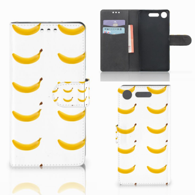 Sony Xperia XZ1 | Book Cover | Banana | Portemonnee hoesje