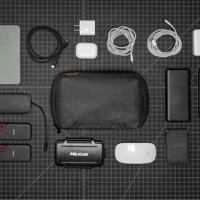 Peak Design Tech Pouch Charcoal Organizer-tas voor smartphones, kabels etc. (donkergrijs), zwart, M - MEDIUM, Travel Line is een volledig aanpasbaar systeem - thumbnail
