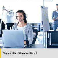 Hoofdtelefoon met microfoon Jabra Evolve 20 MS Stereo Zwart - thumbnail