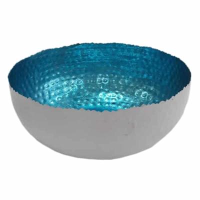 Metalen Sierkom Witte Coating Turquoise Metalen Sierkom Witte Coating Turquoise