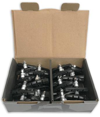 Lynx remschoenen v-brake 70 mm zwart 25 sets