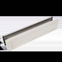 AMI Briefplaat/Tochtklep EP 965 Wit9016 Schachtdelen Deurdikte 58/62 Climate Comfort - 400541 - thumbnail