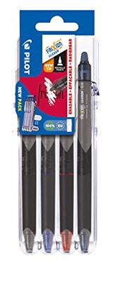 Pilot intrekbare roller FriXion Point Clicker 05 2 Go, fijne punt, blister met 4 stuks Pilot intrekbare roller FriXion Point Clicker 05 2 Go, fijne punt, blister met 4 stuks