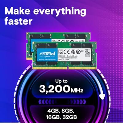 Crucial 8 GB DDR4-3200 laptopgeheugen