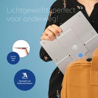 R-Go Riser Flexibel laptopstandaard, zilver - thumbnail