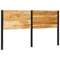 Hoofdeinde 180 cm massief hout acaciahout en ijzer - thumbnail
