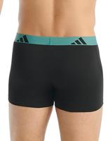 Adidas boxershorts Flex cotton 3-pack zwart - thumbnail