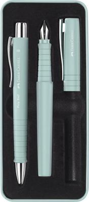 Faber Castell Balpen en Vulpen Poly Pen - Caribic Blue