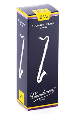 Vandoren CR1225 Bass Clarinet Reed riet voor basklarinet (5 stuks)