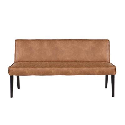 BePureHome Rodeo eetbank gestoffeerd cognac