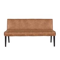 BePureHome Rodeo eetbank gestoffeerd cognac - thumbnail