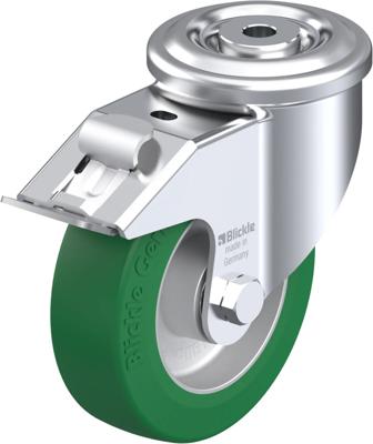 Blickle LKR-ALST 125K-FI Zwenkwiel met rem Wieldiameter: 125 mm Draagvermogen (max.): 350 kg 1 stuk(s)