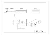 Trio 2-fase voedingDuoline voor railverlichting zwart - 701232 - thumbnail