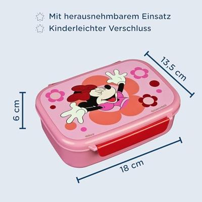 Undercover Broodtrommel en drinkbeker set minnie mouse