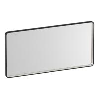 Brauer Sapphire Spiegel - Rechthoekig met Afgeronde Hoeken - 120 cm - met Mat Zwart Frame - met Directe LED-Verlichting - Dimbaar en met Kleurfunctie - met Afstandsbediening - thumbnail