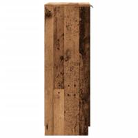 Schoenenkast 59x35x100,5 cm bewerkt hout oud houtkleurig - thumbnail