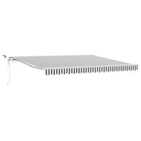 Luifel automatisch uittrekbaar LED 400x300 cm antraciet en wit - thumbnail