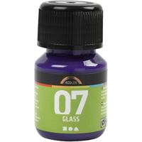 Creativ Company Permanente glasverf - rood/violet, 30ml - thumbnail