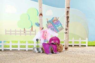 BABY born paardrijd-outfit kledingset - 43 cm