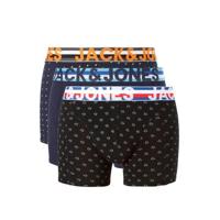 Jack & Jones Jachenrik Trunks 3 Pack Noos 12151351 Boxershorts Black Navy Blazer & Navy 12151351 - thumbnail