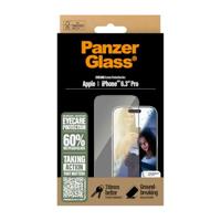 PanzerGlass Eyecare 2866 Screenprotector (glas) Apple iPhone 16 Pro 1 stuk(s) Anti-vingerafdruk, Krasvast - thumbnail