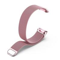 Milanese bandje - Rosé roze - Geschikt voor FitBit Charge 5 - thumbnail