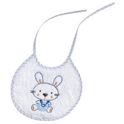 Interbaby slabbetje Konijn junior 20 x 20 cm katoen