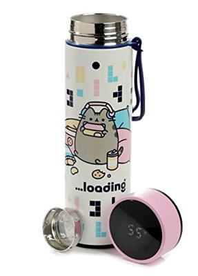 Pusheen Kat Gaming Thermosfles 450ml Thermometer