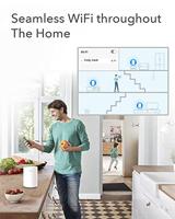 Cudy M1300 3-PACK mesh-wifi-systeem Dual-band (2.4 GHz / 5 GHz) Wi-Fi 5 (802.11ac) Wit 1 Intern - thumbnail