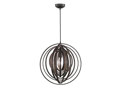 Trio HanglampBoolan donker houtbruin - 305900126