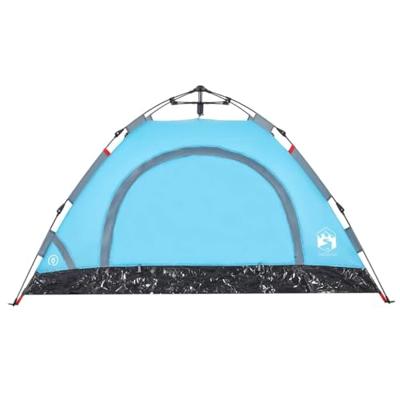 VidaXL Tent 2-persoons snelontgrendeling blauw