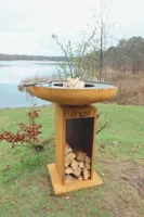 Rusty Grill traditioneel 100cm - thumbnail