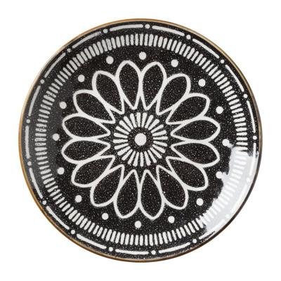 Ontbijtbord Yara - zwart - ⌀21.2 cm Ontbijtbord Yara - zwart - ⌀21.2 cm