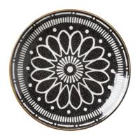 Ontbijtbord Yara - zwart - ⌀21.2 cm - thumbnail