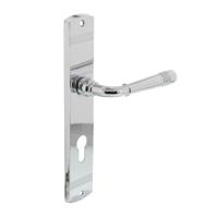 Intersteel Deurkruk Helena op langschild profielcilindergat 72mm - chroom - thumbnail