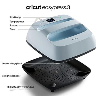 Heat Press - CRICUT - EasyPress 3 - Blauw - 23 x 23 cm verwarmingsplaat - thumbnail