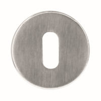 HDD Pro Sleutelplaatje Rond Klikrozas 45 Mm Inox Look - thumbnail